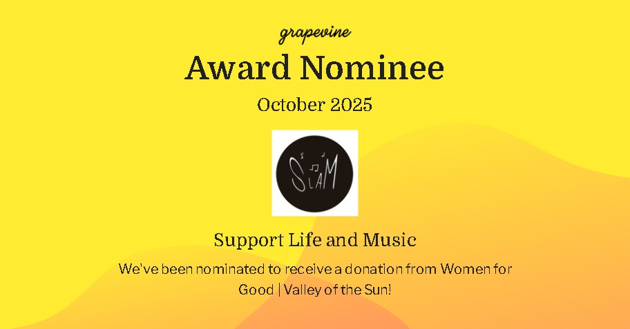 S.L.A.M. is nominated for a Grapevine Award!